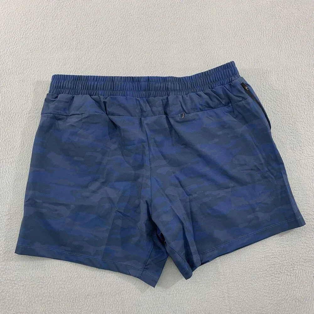 LINC Freedom Shorts Mens Large Camo Navy 5.5